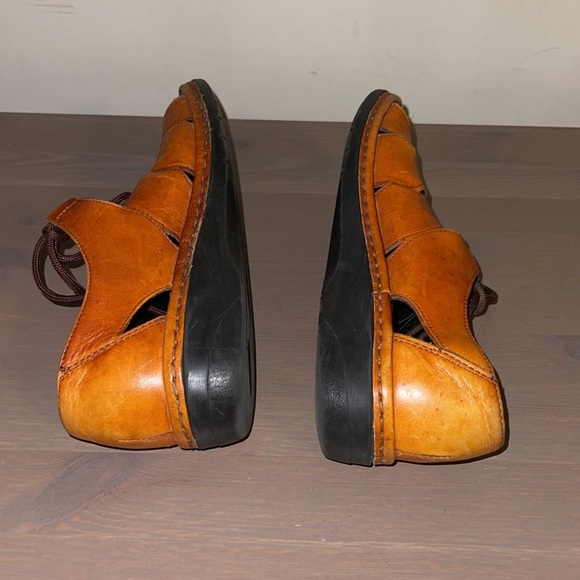 Reiker Cognac Leather Sandals - Women’s Size 37 - Picture 6 of 9